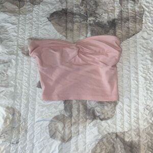Pink Strapless Women's Top